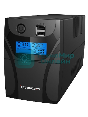 Источник бесперебойного питания Ippon Back Power Pro II Euro 650 360Вт 650ВА черный