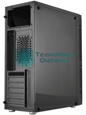 Компьютерный корпус ATX Filum S17 черный, без БП, RGB strip, USB 3.0