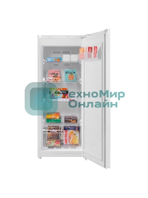 Морозильная камера Maunfeld MFFR116NFW, белый, 122л, 5 ящиков, 1 полка