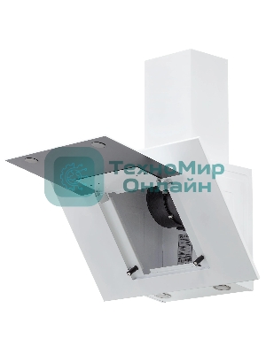 Вытяжка наклонная KRONA Vierkant 600 белый PB белый, 60 см, 890 куб. м/ч, 68 дБ