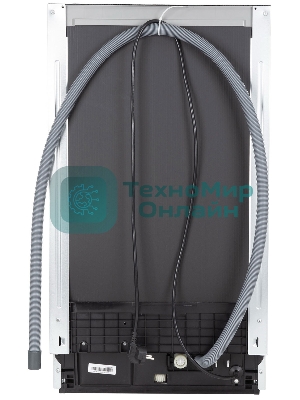 Встраиваемая посудомоечная машина Zigmund & Shtain DW 303.4, серый, 44.8 см, 10 компл., 49 дБ, класс A+++