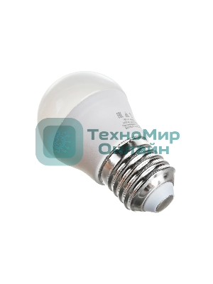 Лампа светодиодная SAFFIT SBG4507 (55037) 7Вт Е27 белый матовый шар