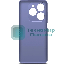 Чехол (клип-кейс) BoraSCO для Tecno Spark 20/20C/Go 2024/Pop 8 Microfiber Case лавандовый