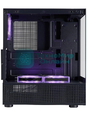 Компьютерный корпус 1STPLAYER MIKU Mi7-A ARGB Black, ATX, 3x120мм ARGB fans