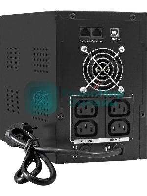 Источник бесперебойного питания ExeGate EX292631RUS SpecialPro Smart LLB-2000.LCD.AVR.4C13.RJ.USB 2000VA/1200W, LCD, AVR, 4*C13,RJ45/11,USB, металлический корпус, черный