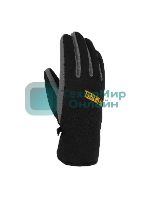 Перчатки универсальные Denzel 68091 двойные, работа с сенсорным экраном, размер 10