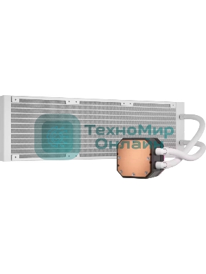 Система жидкостного охлаждения Water Cooling System Corsair iCUE H150i ELITE CAPELLIX XT (360мм, белый, RGb/Fans: 3x120мм, 65.57CFM, 37dBA, 2100RPM/Rad thickness 27мм/S: 1851, 1700, 1200, 115X, AM5, AM4)