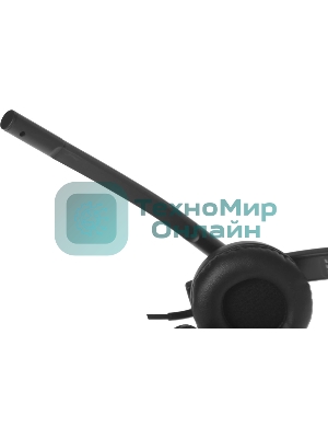 Гарнитура Logitech USB Headset H570e Stereo чёрный, проводная, USB