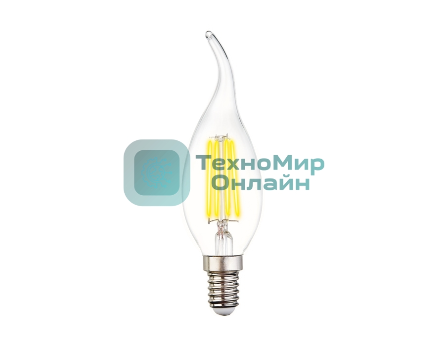 Светодиодная лампа Ambrella light 202214 Filament LED C37L-F 6W E14 3000K (60W)