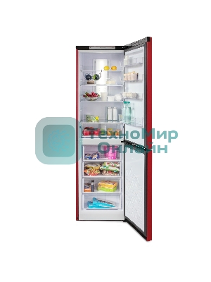 Холодильник Бирюса Б-H980NF красный двухкамерный 240/130л морозила снизу, No Frost