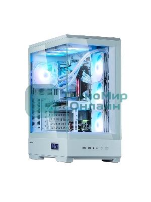 Компьютерный корпус ZALMAN P50 DS, ATX, WHITE, WINDOW, 2x3.5