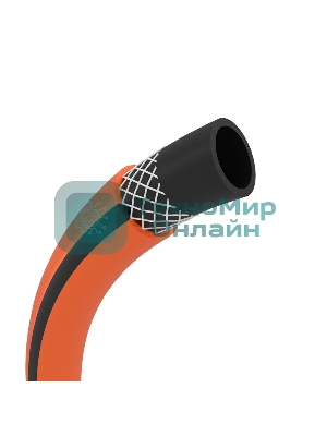 Шланг поливочный ПВХ 3-х слойный армированный 3/4дюйм 50м Профи Плюс ЧЕТЫРЕ СЕЗОНА 62-0230-1