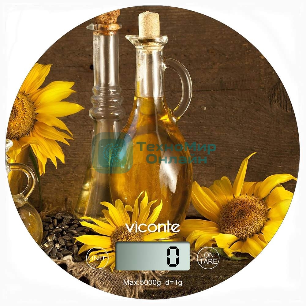Весы кухонные Viconte VC-520-02 разноцветный