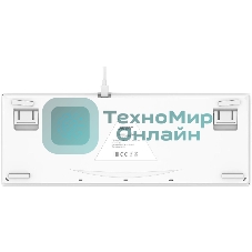 Клавиатура проводная Acer OKW305, USB, белый