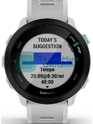 Умные часы Garmin Forerunner 55 белый 42мм