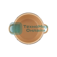 Кастрюля Appetite 1MC201P Avocado с крышкой, сферическая эмалированная 4 л