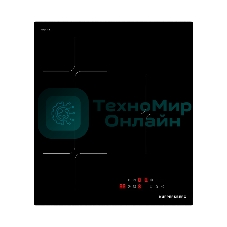 Варочная панель Kuppersberg ICI 406, индукция, High-Tech, 45 см, 9 уровней мощности, inverter, таймер, пауза, Booster, автоматическое отключение, сенсорное управление, автоматическое закипание, черный