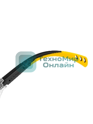 Очки защитные Denzel открытые, поликарбонатные, увеличенная прозрачная линза, регулируемые дужки