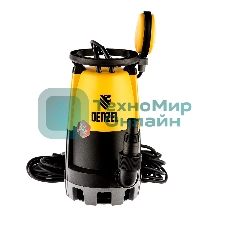 Дренажный насос Denzel DP-900S для чистой и грязной воды, 900 Вт, напор 9 м, 18000 л/ч
