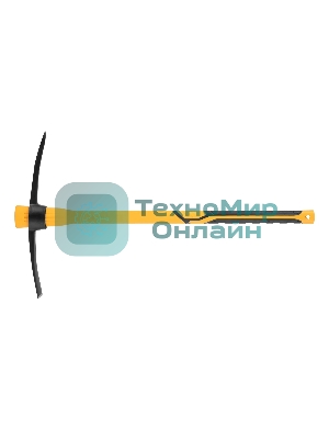 Кирка Denzel 1500 г, узкая, фиберглассовая обрезиненная рукоятка 900 мм