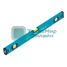 Уровень Gross 33651 алюминиевый, магнит., фрезерованный, 3 глазка, 0,5 мм/м, 600 мм