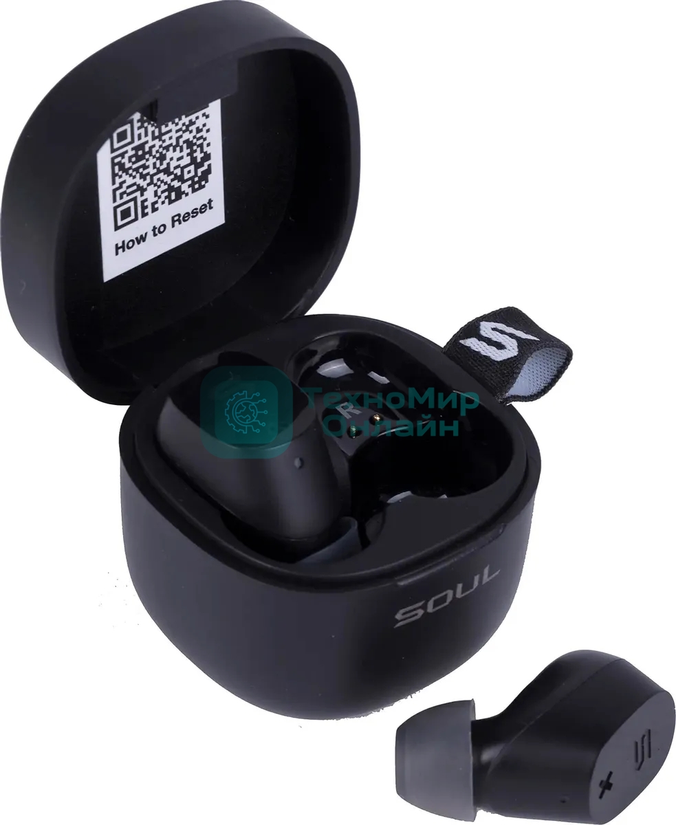Наушники TWS SOUL ST-XX матовый черный, внутриканальные, Bluetooth
