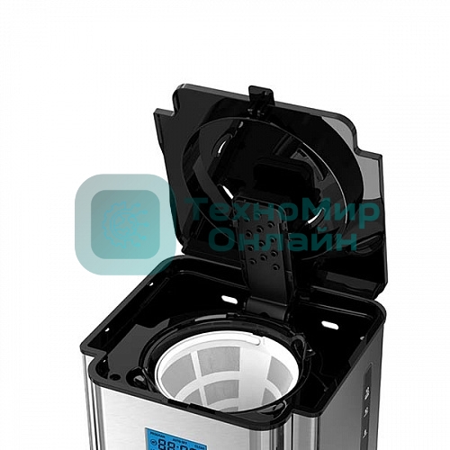 Кофеварка капельная BQ CM1004 серебристый/черный, исп. кофе - молотый, 1.8 л, 1000 Вт.