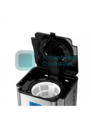 Кофеварка капельная BQ CM1004 серебристый/черный, исп. кофе - молотый, 1.8 л, 1000 Вт.