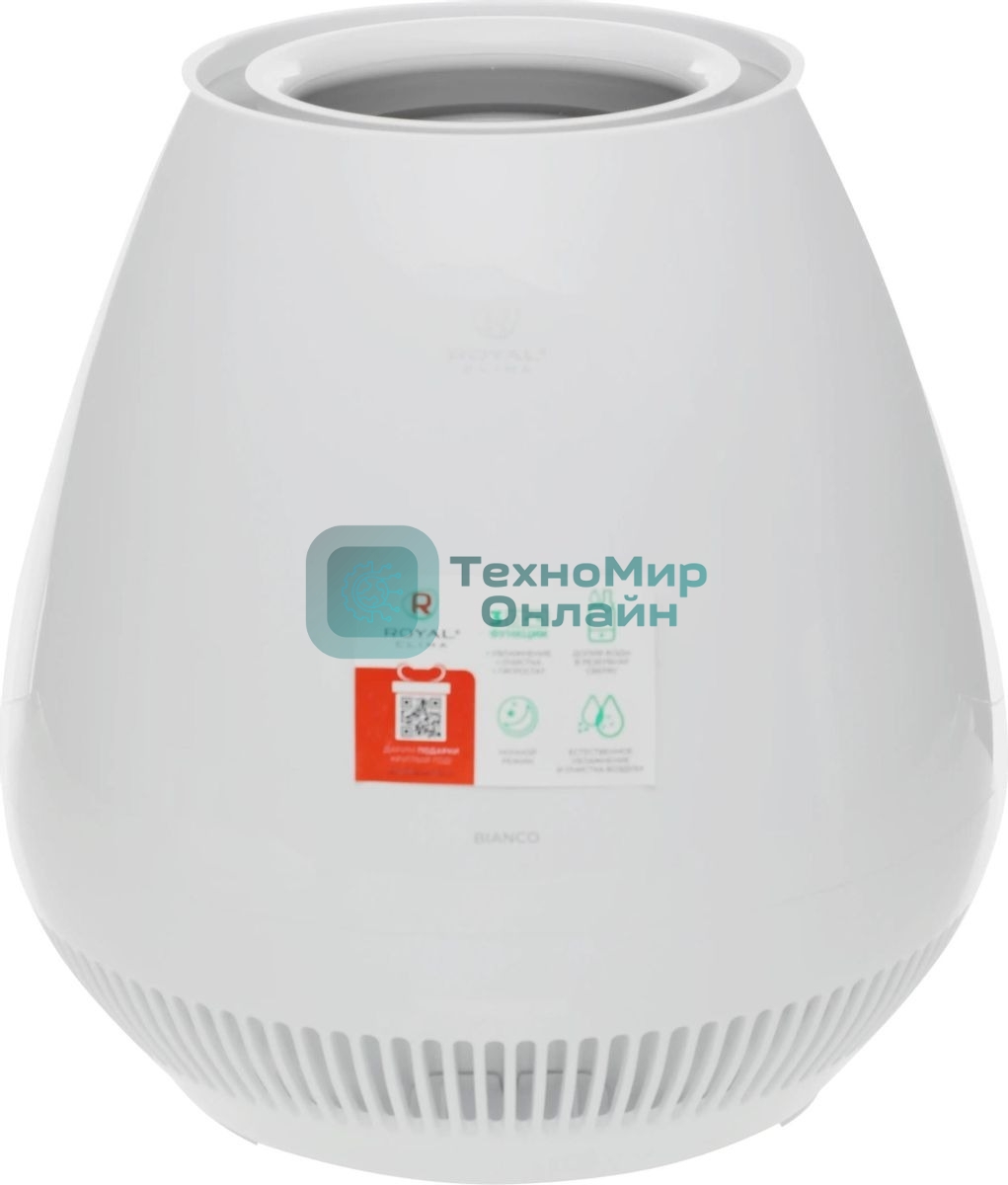 Увлажнитель воздуха Royal Clima Bianco RAW-B350/4.2E-WT белый, 35 м², 4.2 л, гигростат