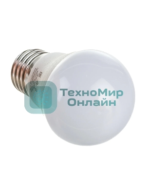 Лампа светодиодная SAFFIT SBG4507 (55037) 7Вт Е27 белый матовый шар