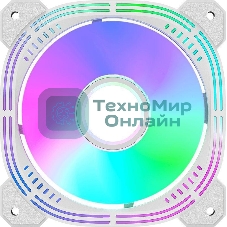 Вентилятор для корпуса Formula Nulight 12WH ARPW ARGb белый, 120 мм, 1500 об/мин, 25.34 дБ, 4 pin