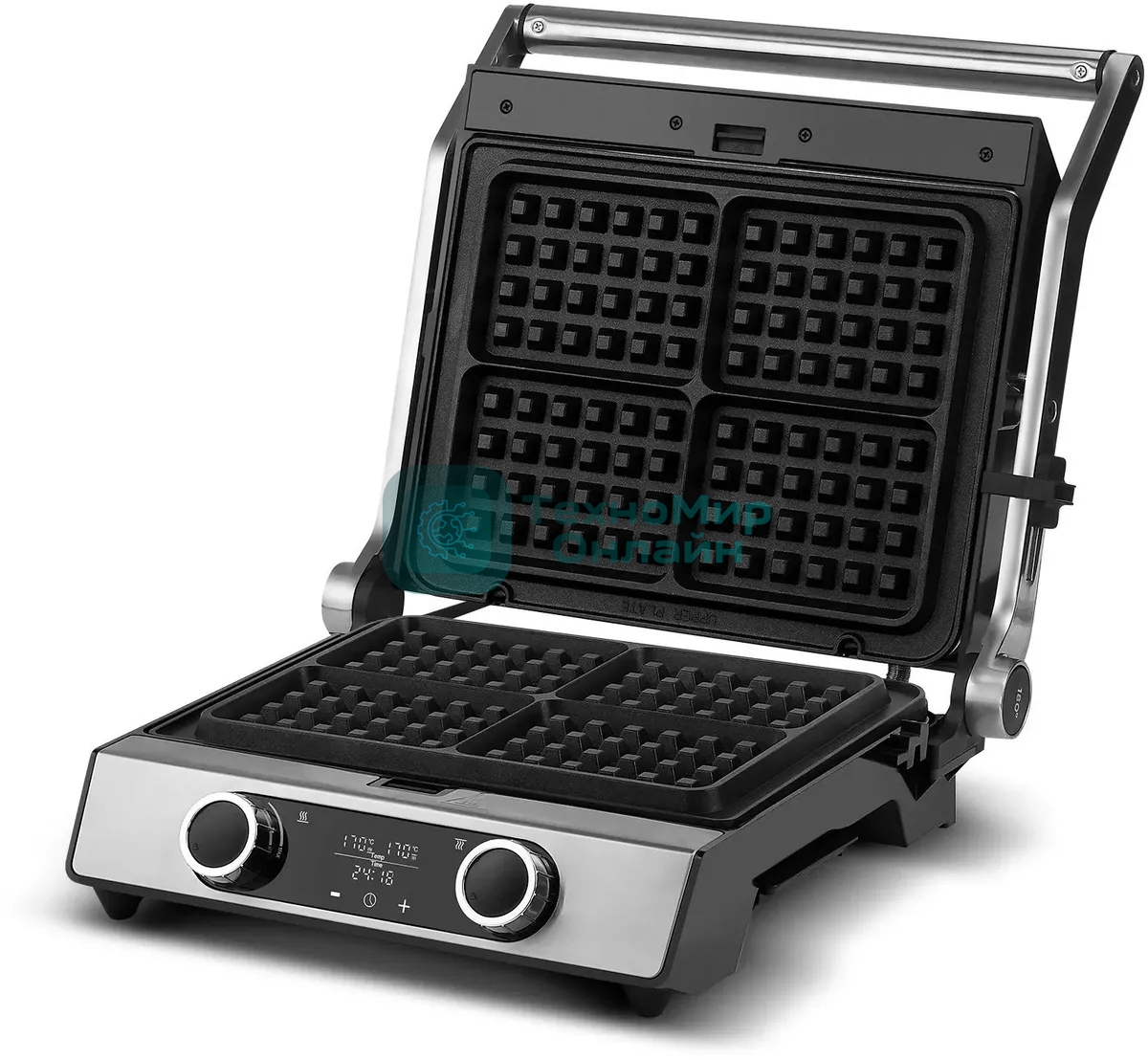 Электрогриль Galaxy Line GL2984 2200Вт серебристый