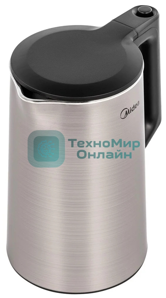 Чайник электрический Midea MK-8064 Объем: 1,7 л Двойной корпус из нержавеющей стали Цельная колба Не нагревающиеся стенки Низкий уровень шума Мощность: 2200 Вт Скрытый нагревательный элемент Автоматический и ручной выключатель Место для хранения шнура Вращающийся на 360°корпус Многоразовый фильтр от накипи Безопасное и плавное открытие крышки Защита от перегрева Автоотключение при отсутствии воды Электропитание – 220-240В, 50Гц Цвет – брашированная сталь,