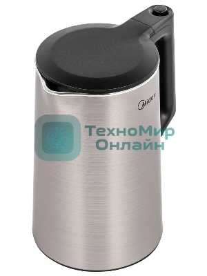 Чайник электрический Midea MK-8064 Объем: 1,7 л Двойной корпус из нержавеющей стали Цельная колба Не нагревающиеся стенки Низкий уровень шума Мощность: 2200 Вт Скрытый нагревательный элемент Автоматический и ручной выключатель Место для хранения шнура Вращающийся на 360°корпус Многоразовый фильтр от накипи Безопасное и плавное открытие крышки Защита от перегрева Автоотключение при отсутствии воды Электропитание – 220-240В, 50Гц Цвет – брашированная сталь,