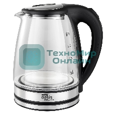 Чайник электрический Oasis K-8GS черный 2 л 2000 Вт