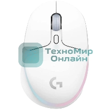 Мышь беспроводная Logitech G705 белый, 8200 dpi, радиоканал, Bluetooth, USB, кнопки - 6
