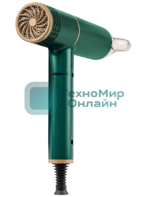 Фен для волос Galaxy Line GL 4360, амазонка, 1600Вт, зеленый