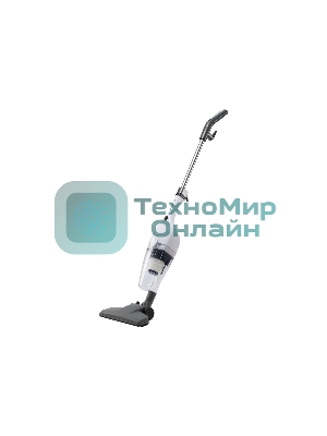 Пылесос вертикальный Galaxy GL 6241 белый, питание от сети, 	130 Вт, уборка сухая, пылесборник 0,7 л