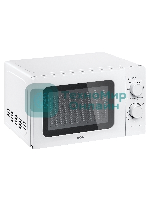 Микроволновая печь BBK 20MWS-786M/W белый, 20 л, 700 Вт, переключатели - поворотный механизм