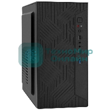 Компьютерный корпус Minitower ExeGate BAA-303U-AA500 (mATX, БП AA500 с вент. 8см, 2хUSB+1хUSB 3.0, HD Audio, черный)