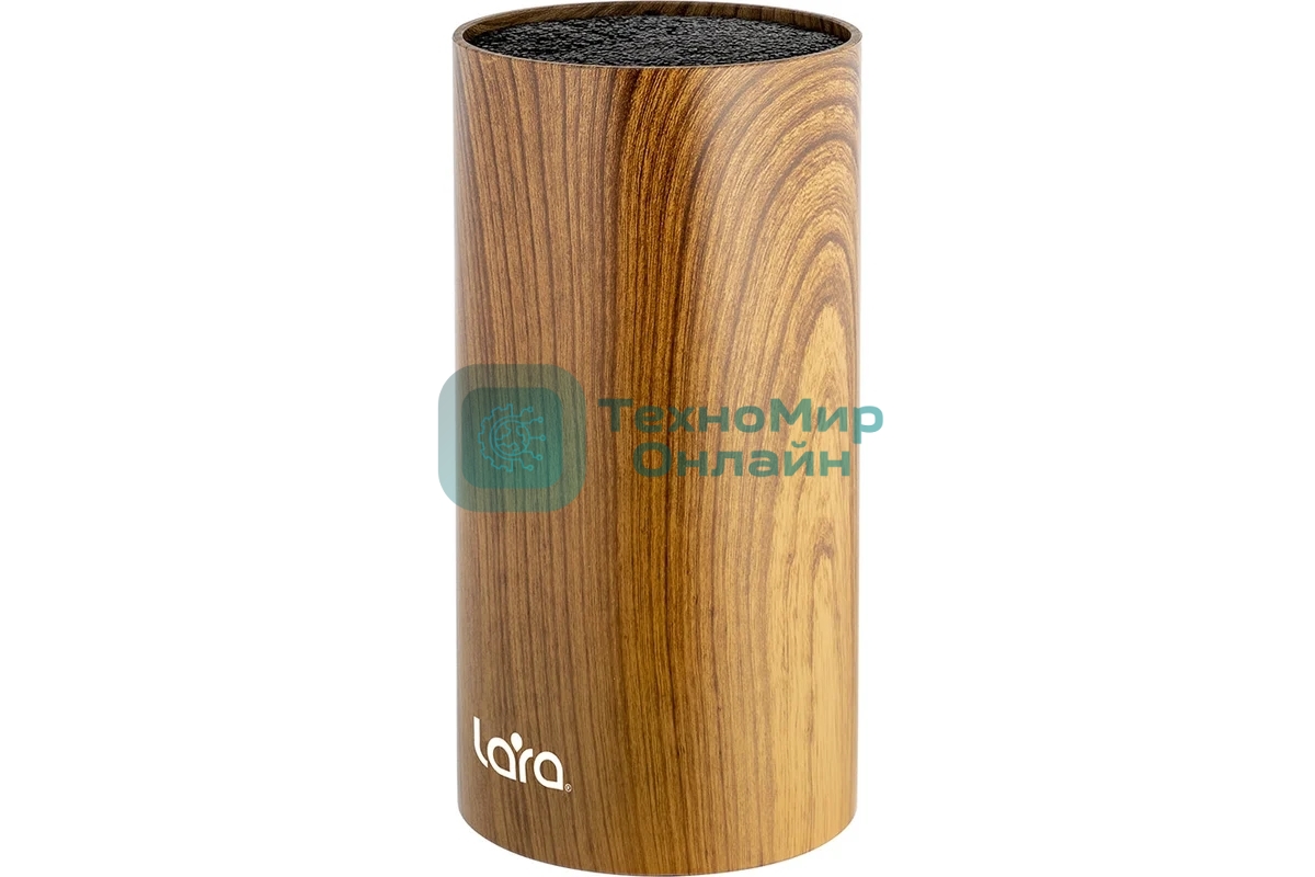 Подставка для ножей универсальная LARA LR05-103 Wood круглая Soft touch 110×225