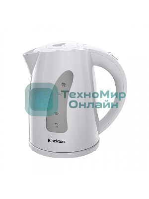 Электрочайник Blackton Bt KT1706P серый, 1.7 л, 2200 Вт, скрытый нагревательный элемент