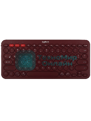 Клавиатура беспроводная Logitech K380 (920-007655) красный