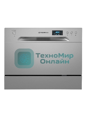 Посудомоечная машина Maunfeld MLP-06DS, серый, 55 см, 6 компл., 49 дБ, класс A+