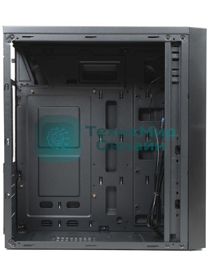 Компьютерный корпус ATX Filum S17 черный, без БП, RGB strip, USB 3.0