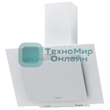 Вытяжка наклонная KRONA Vierkant 600 белый PB белый, 60 см, 890 куб. м/ч, 68 дБ