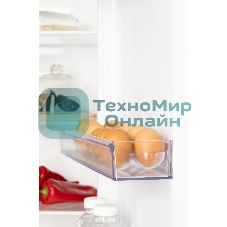 Холодильник Nordfrost NRG 152 WTM белый стекло двухкамерный 205/115 л морозилка снизу