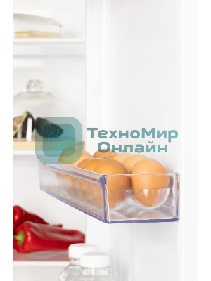 Холодильник Nordfrost NRG 152 WTM белый стекло двухкамерный 205/115 л морозилка снизу