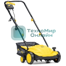 Скарификатор электрический Champion ESC1532 Мощность двигателя 1500 Вт, Напряжение сети 230,50 В, Гц, Вес c травосборником 9,3 кг, Ширина обработки 320 мм, Высота аэрации -4/0/+4/+12 мм, Высота скарификации -12/-8/-4/+4 мм, Тип/объем травосборника ткань/35 л, Регулировка высоты кошения/количество положений 4, Уровень мощности звука 96 дБ, Уровень звукового давления скарификатор/аэра 80/81 дБ, Уровень вибрации на рукоятке 3,245/3,335 (K=1,5 м/с) м/с2.