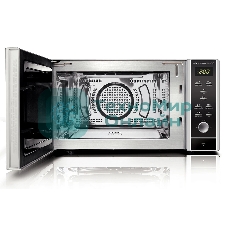 Микроволновая печь CASO MCG 25 Ceramic Chef зеркальный/черный, 25 л, 900 Вт, переключатели - кнопки, поворотный механизм
